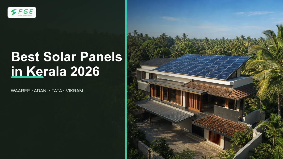 Best solar panels in Kerala 2026 — Waaree vs Adani vs Tata vs Vikram comparison guide