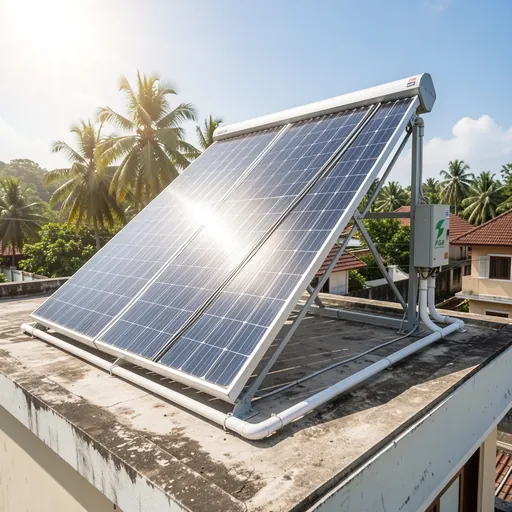 Solar water heater installation service in Kerala