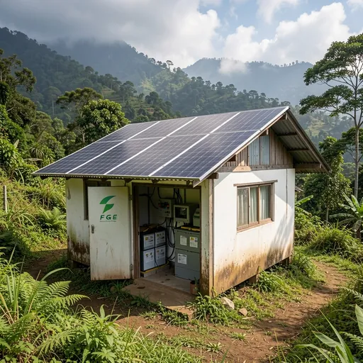 Off-grid solar with battery backup — Idukki